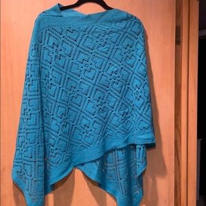 Aqua Blue Shawl